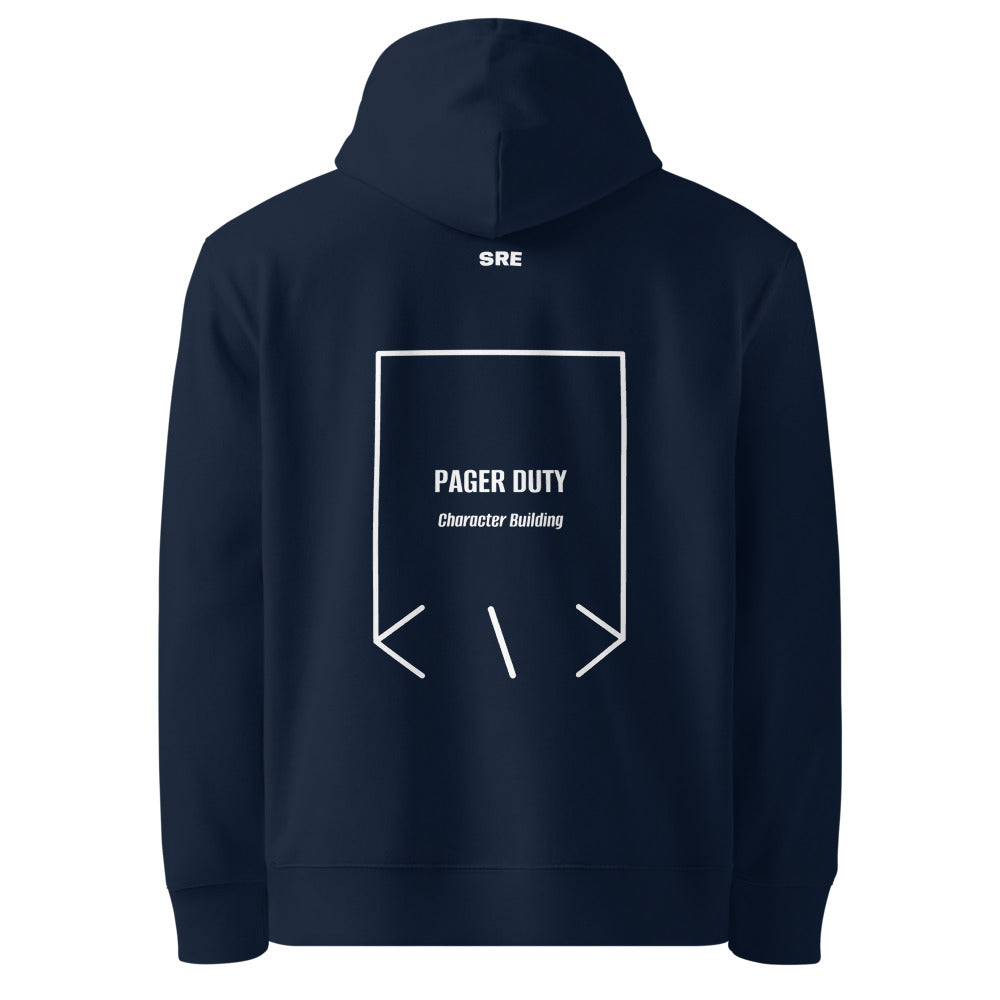 Pager Duty — French Navy White back mockup