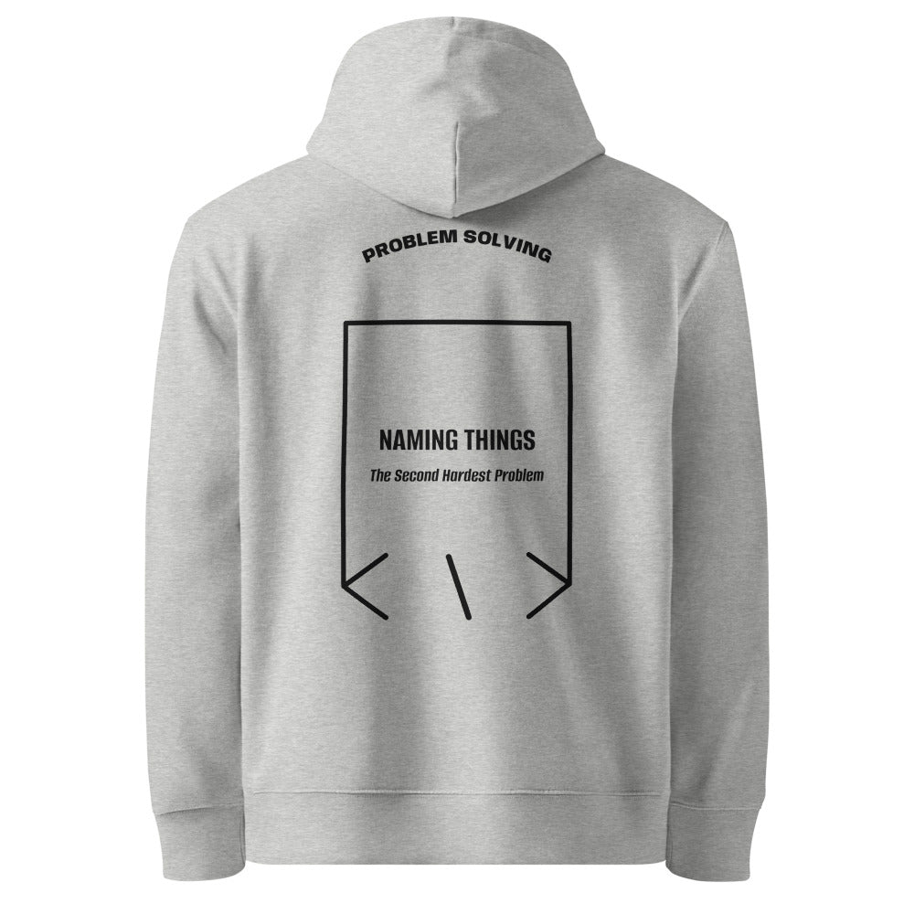 Naming Things — Heather Grey Black back mockup