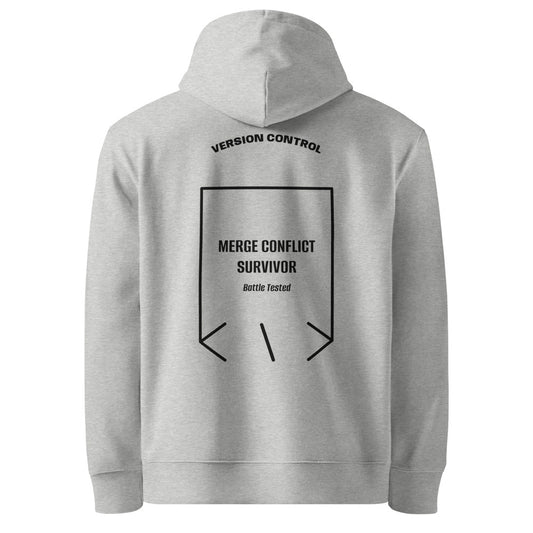 Merge Conflict Survivor — secondary back mockup