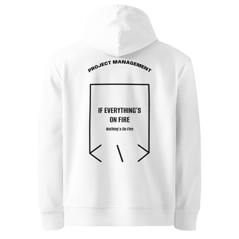 If Everything’s On Fire — White Black back mockup