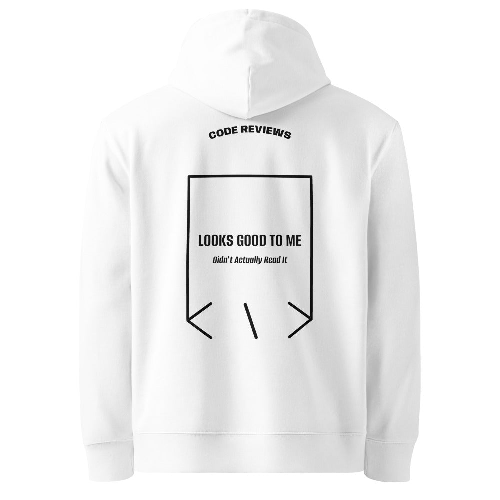 Looks Good To Me — White Black back mockup