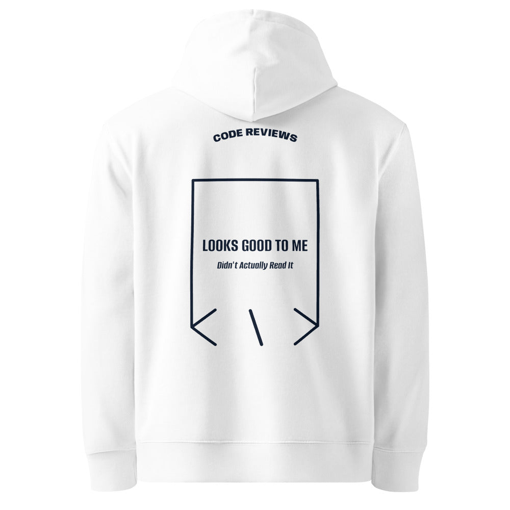 Looks Good To Me — White French Navy back mockup