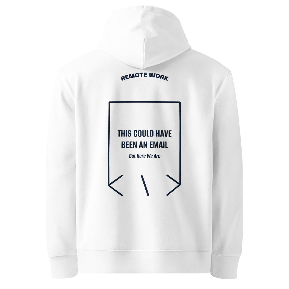 This Could Have Been An Email — White French Navy back mockup