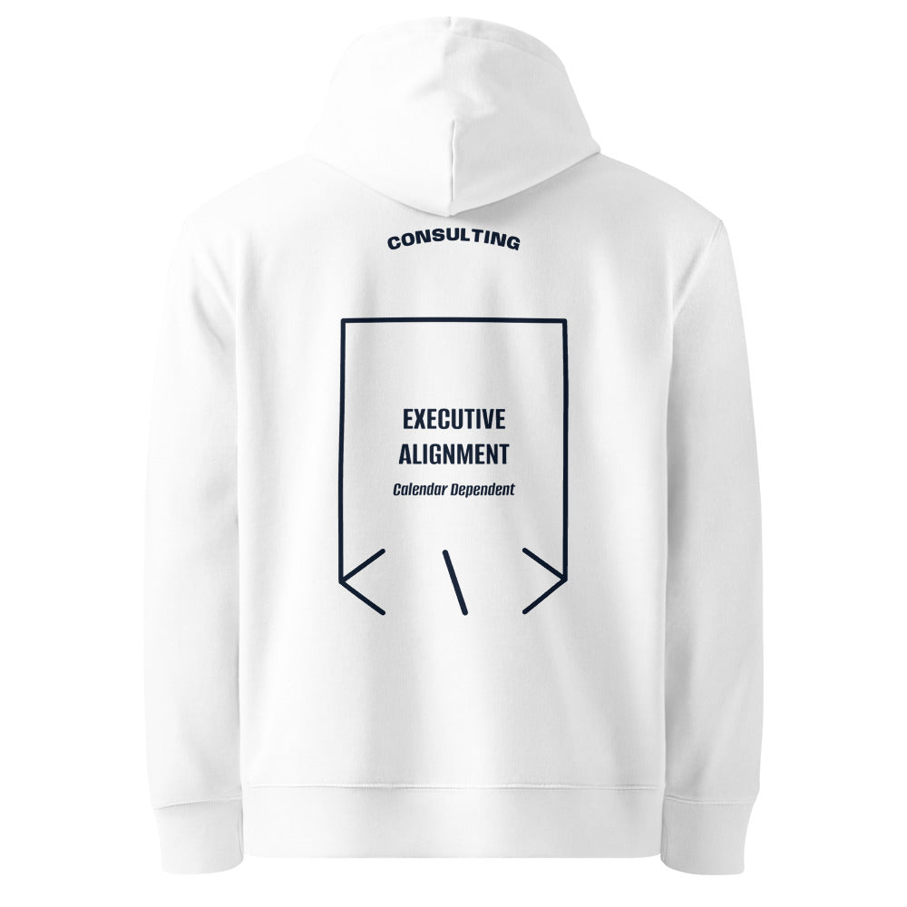 Executive Alignment — White French Navy back mockup