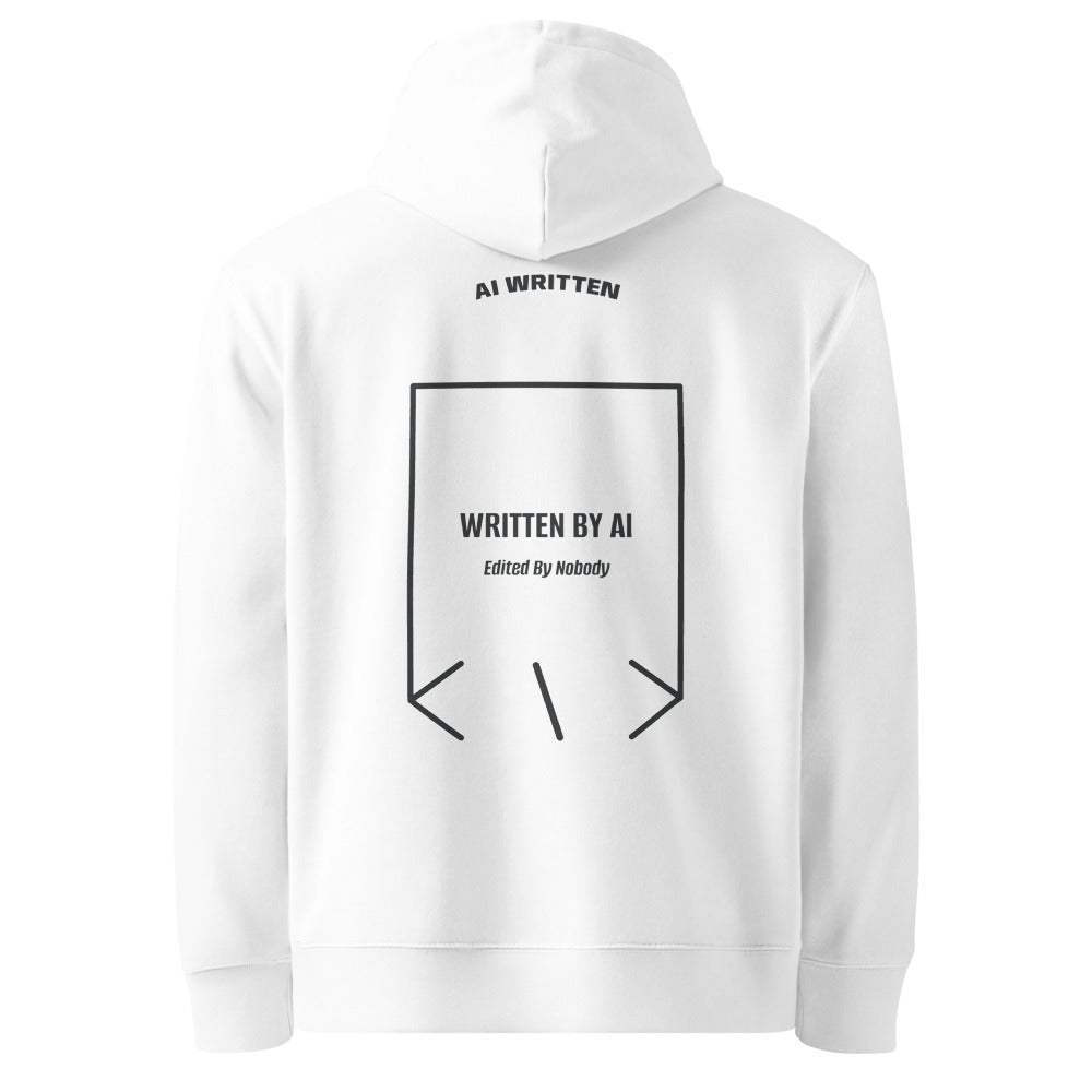 Written By AI — White India Ink Grey back mockup