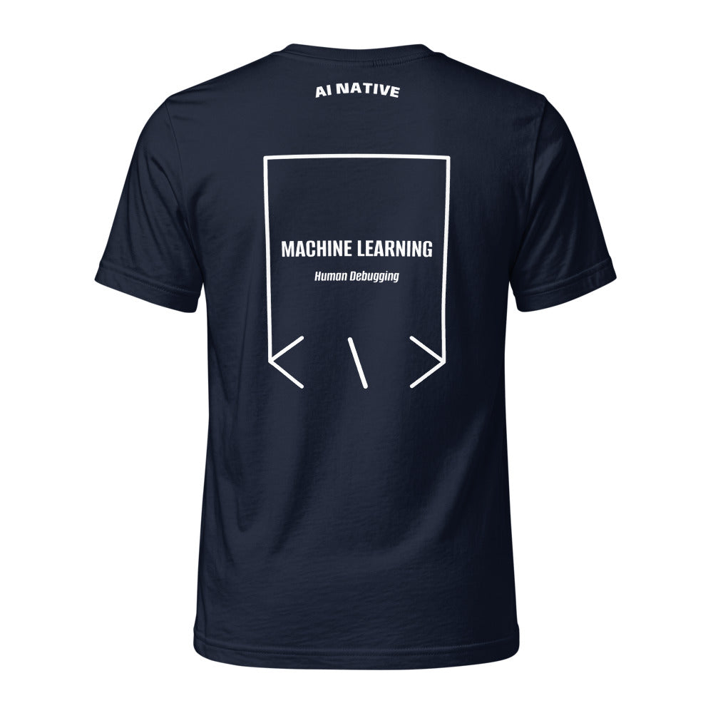 Machine Learning — Navy White back mockup