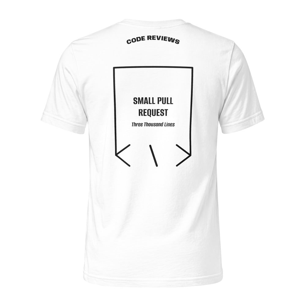 Small Pull Request — White Black back mockup