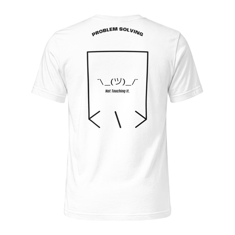¯\_(ツ)_/¯ — White Black back mockup