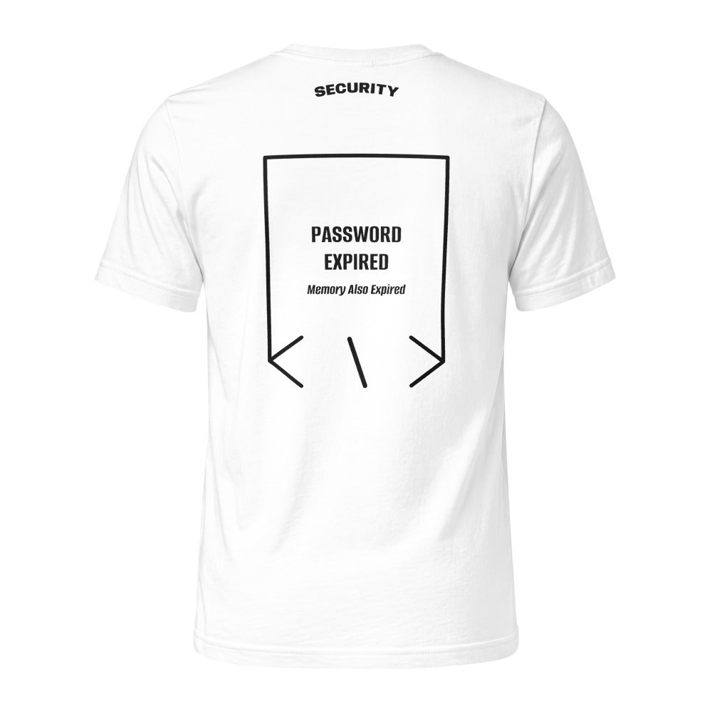Password Expired — White Black back mockup