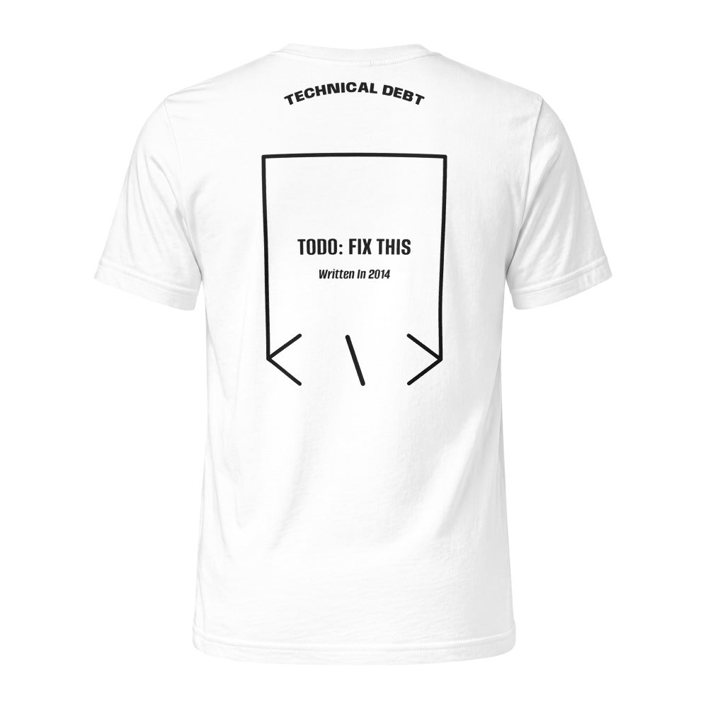 TODO: Fix This — White Black back mockup