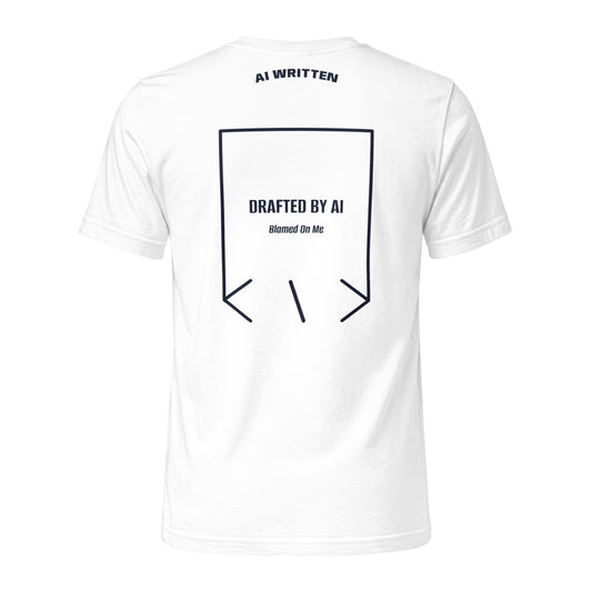 Drafted By AI — secondary back mockup