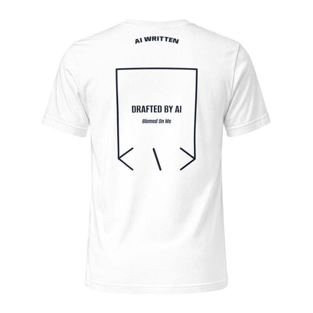 Drafted By AI — secondary back mockup