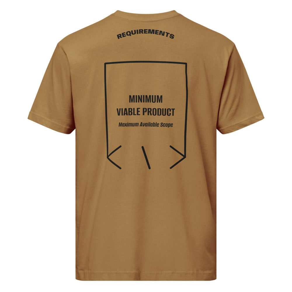 Minimum Viable Product — Coyote Brown Black back mockup