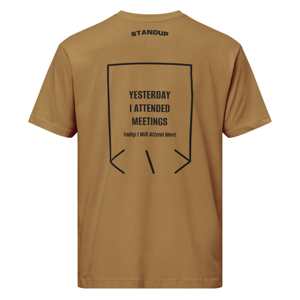 Yesterday I Attended Meetings — secondary back mockup