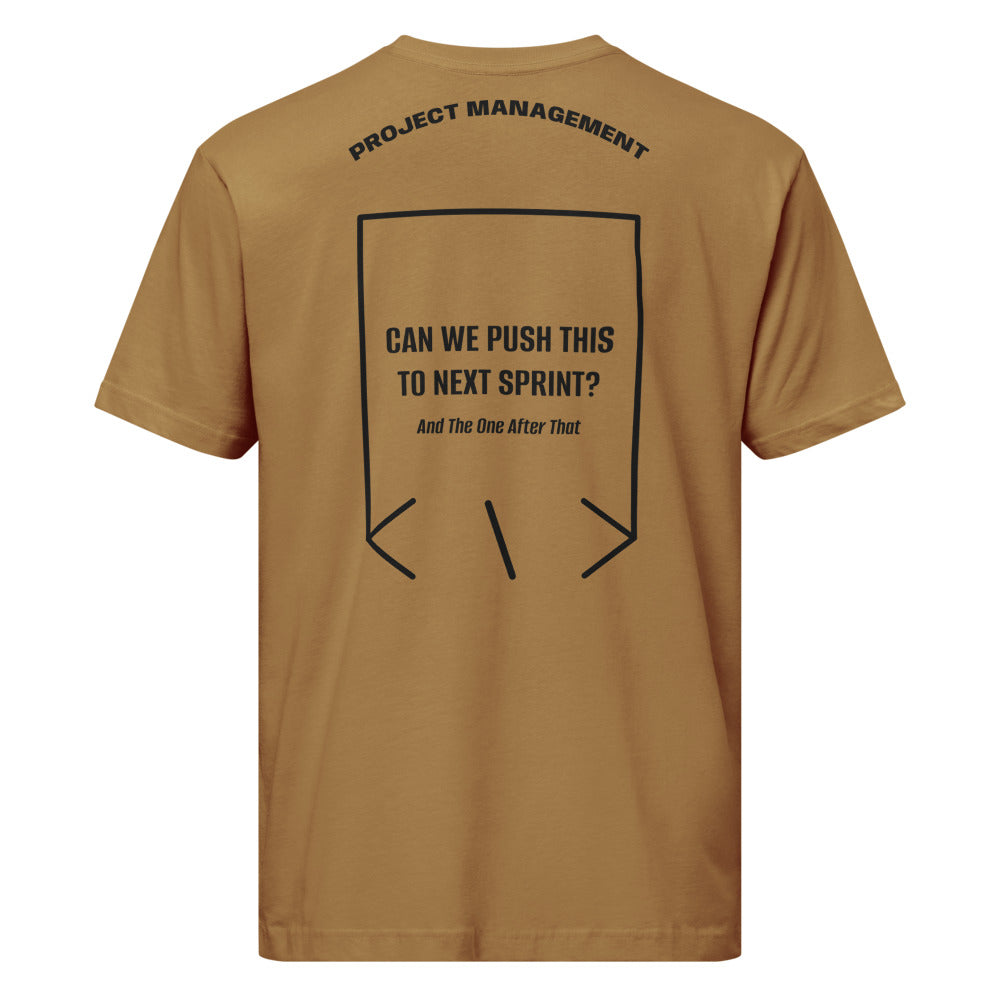 Can We Push This To Next Sprint? — Coyote Brown Black back mockup