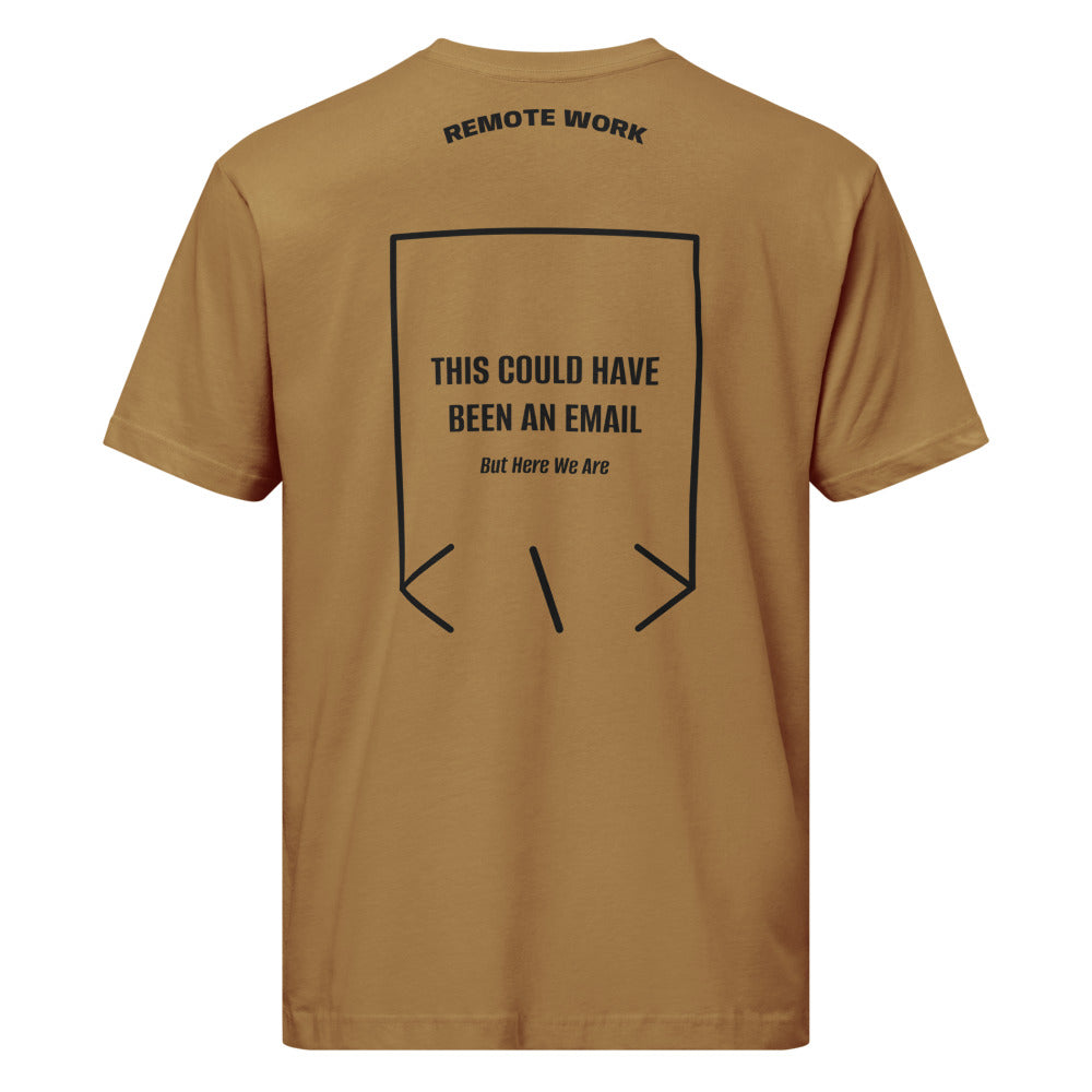 This Could Have Been An Email — Coyote Brown Black back mockup