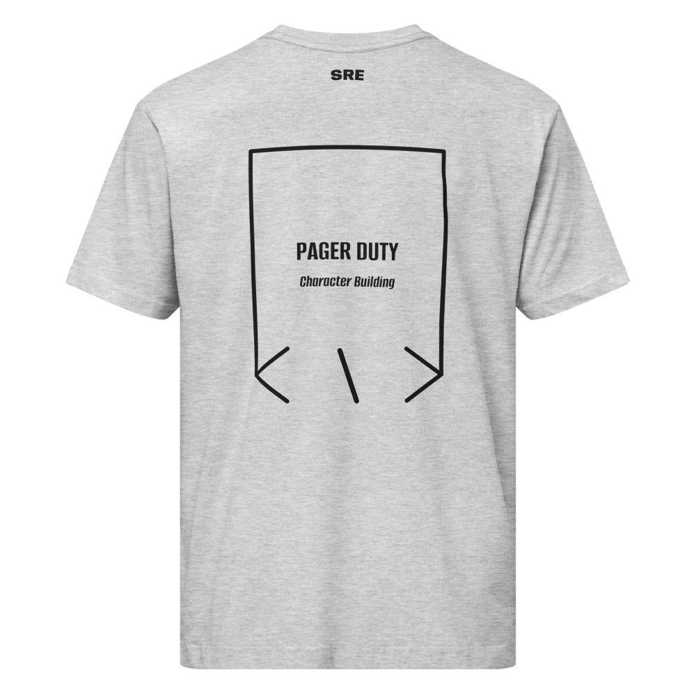 Pager Duty — secondary back mockup
