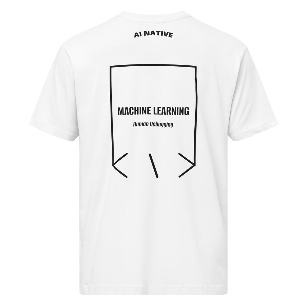 Machine Learning — White Black back mockup