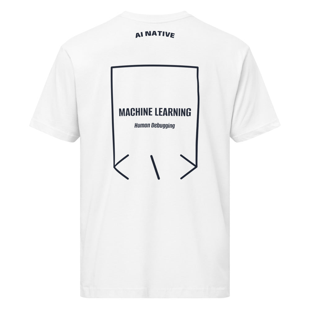 Machine Learning — White Navy back mockup
