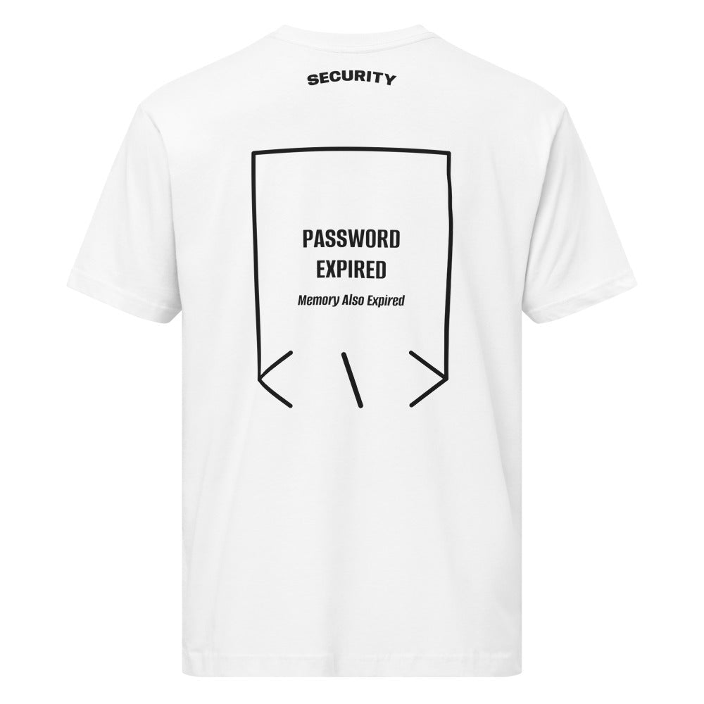 Password Expired — White Black back mockup