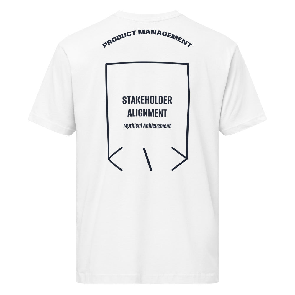 Stakeholder Alignment — White Navy back mockup