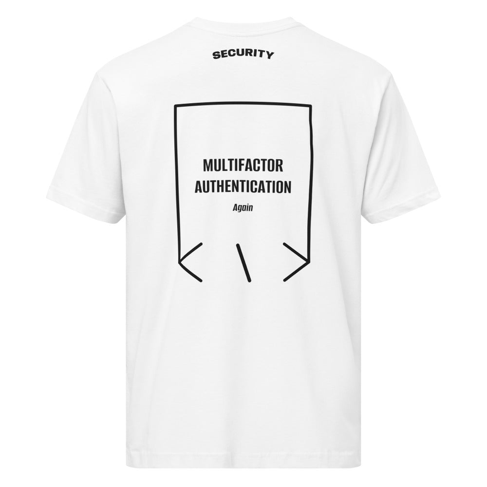 Multifactor Authentication — White Black back mockup