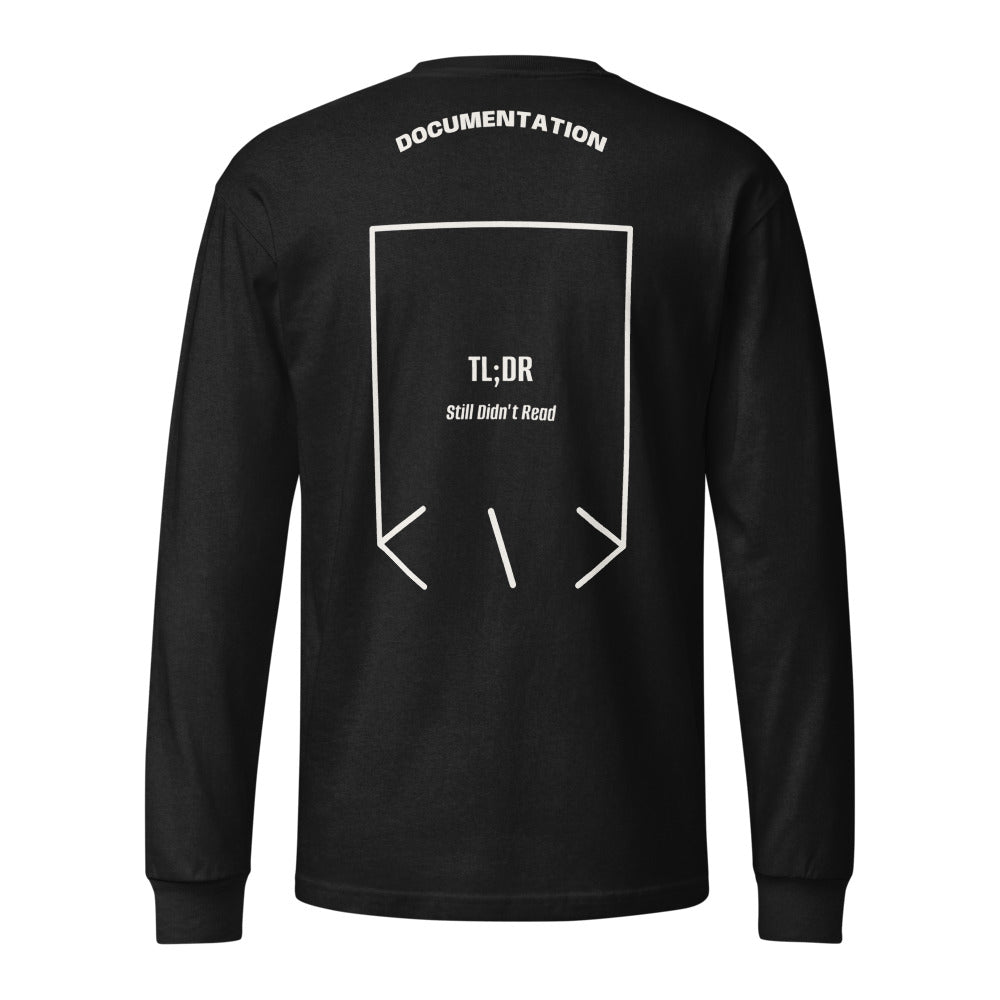 TL;DR — Black Vintage White back mockup