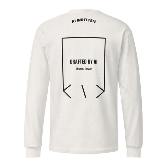 Drafted By AI — secondary back mockup