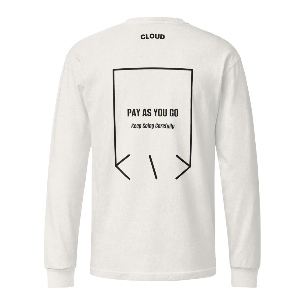 Pay As You Go — Vintage White Black back mockup