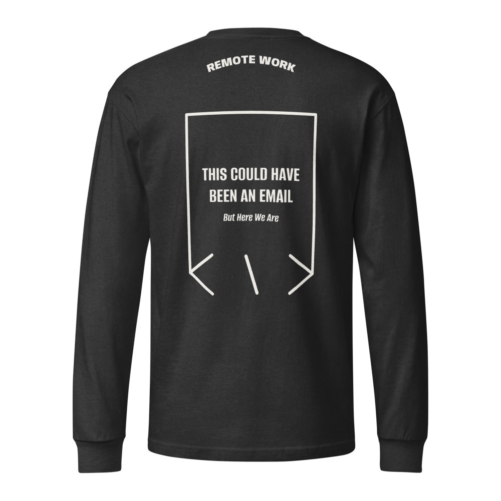 This Could Have Been An Email — Washed Black Vintage White back mockup