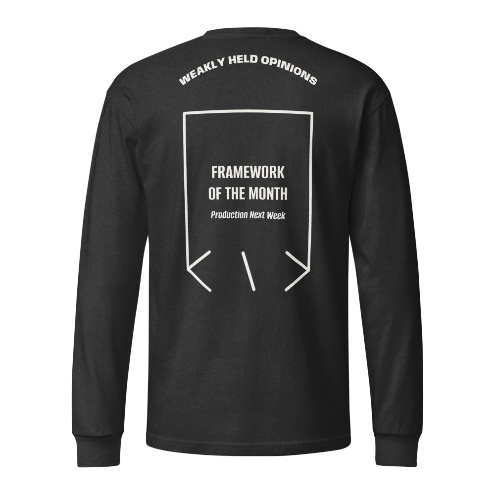 Framework Of The Month — Washed Black Vintage White back mockup