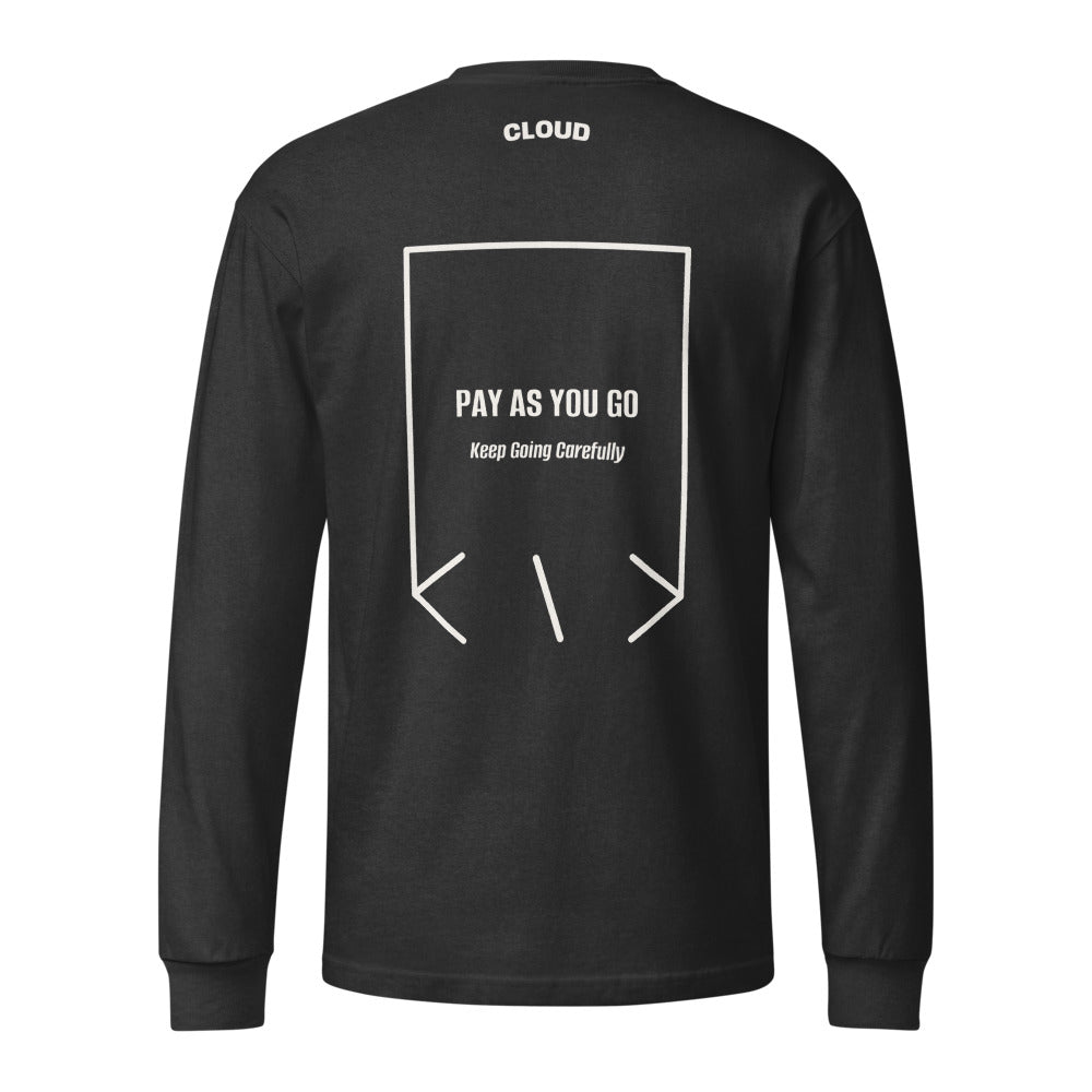 Pay As You Go — Washed Black Vintage White back mockup