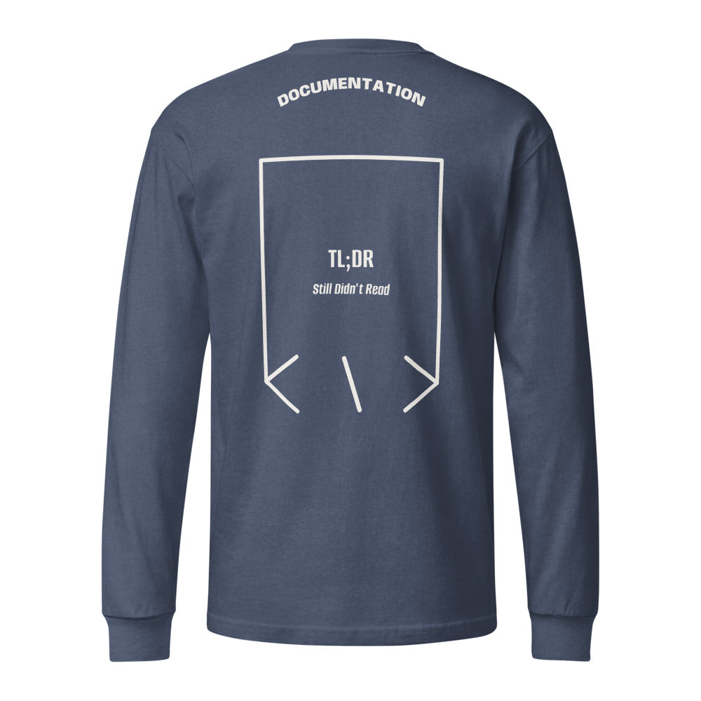 TL;DR — Washed Navy Vintage White back mockup