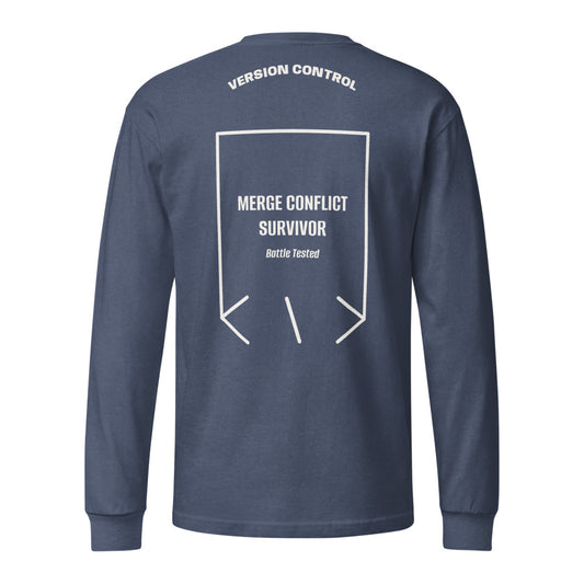 Merge Conflict Survivor — secondary back mockup
