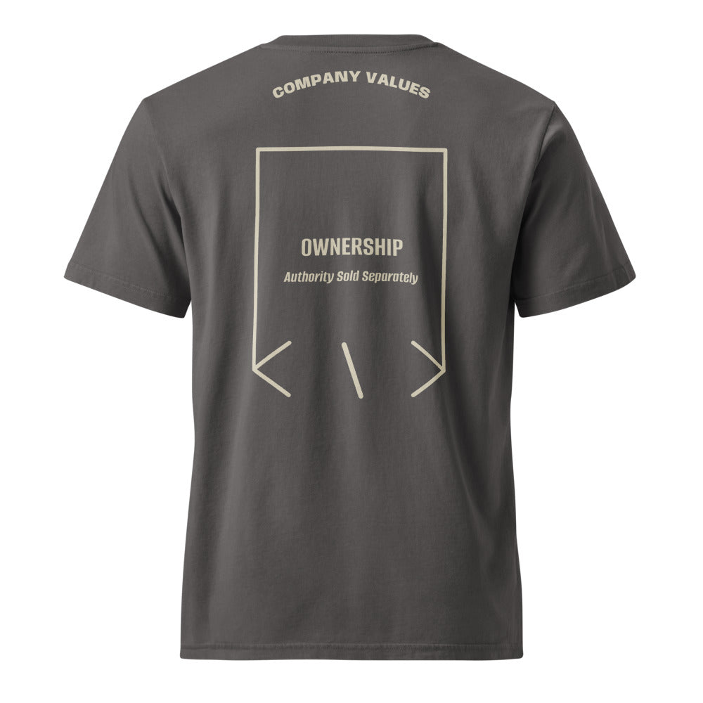 Ownership — G. Dyed Anthracite G. Dyed Stone back mockup