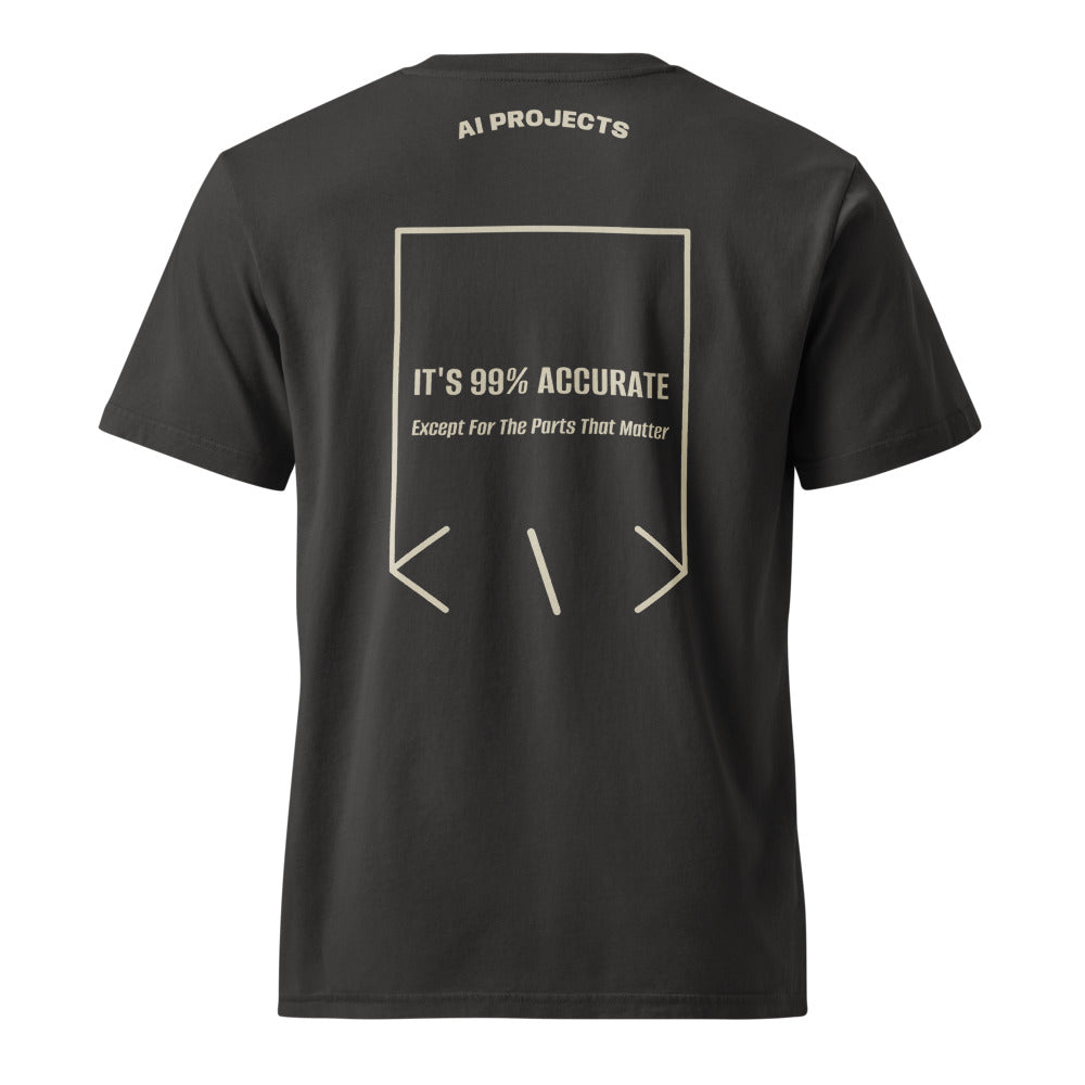 It's 99% Accurate — G. Dyed Black Rock G. Dyed Stone back mockup