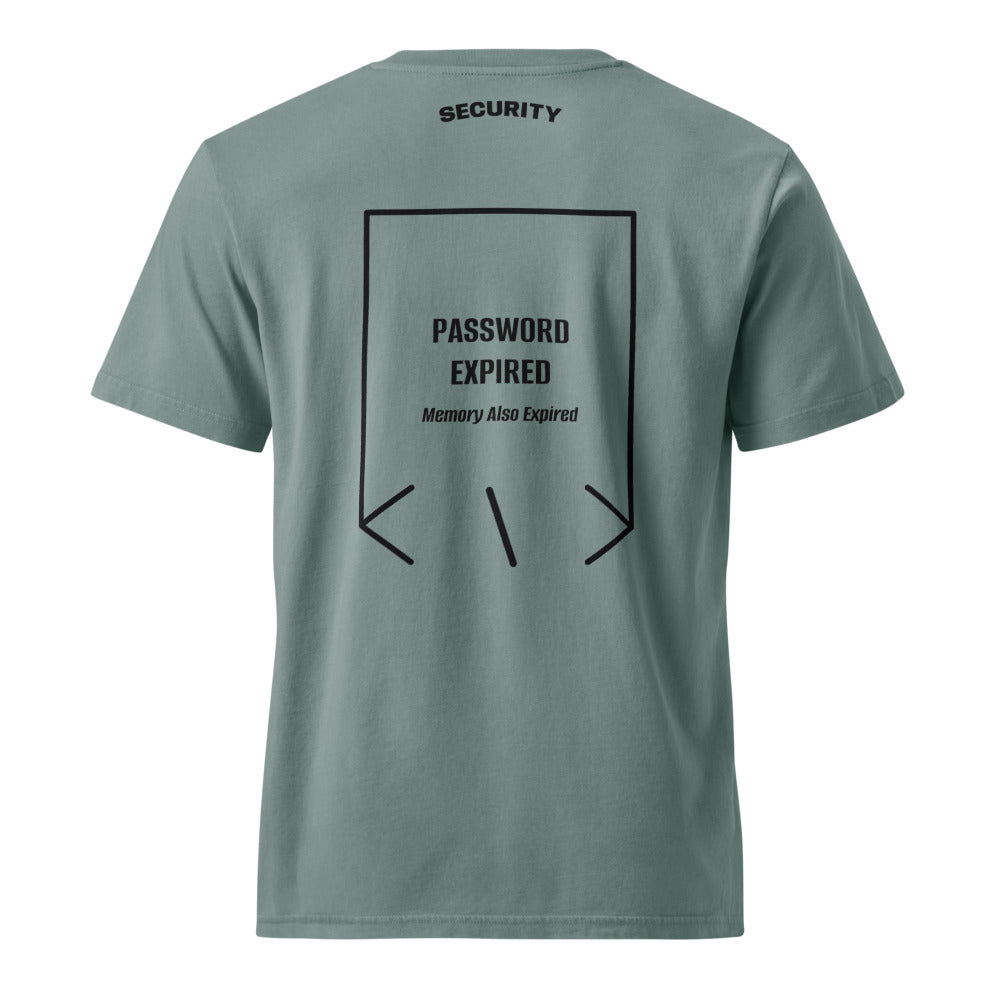 Password Expired — G. Dyed Green Bay Black back mockup