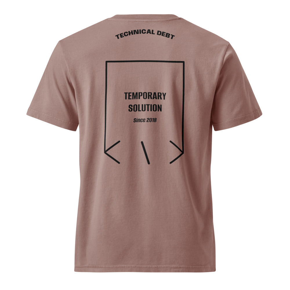 Temporary Solution — G. Dyed Kaffa Coffee Black back mockup