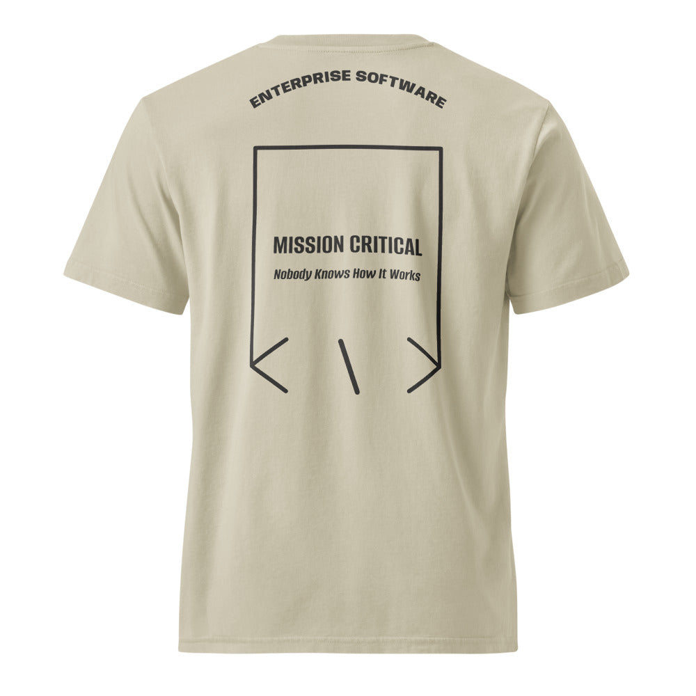 Mission Critical — G. Dyed Stone G. Dyed Black Rock back mockup