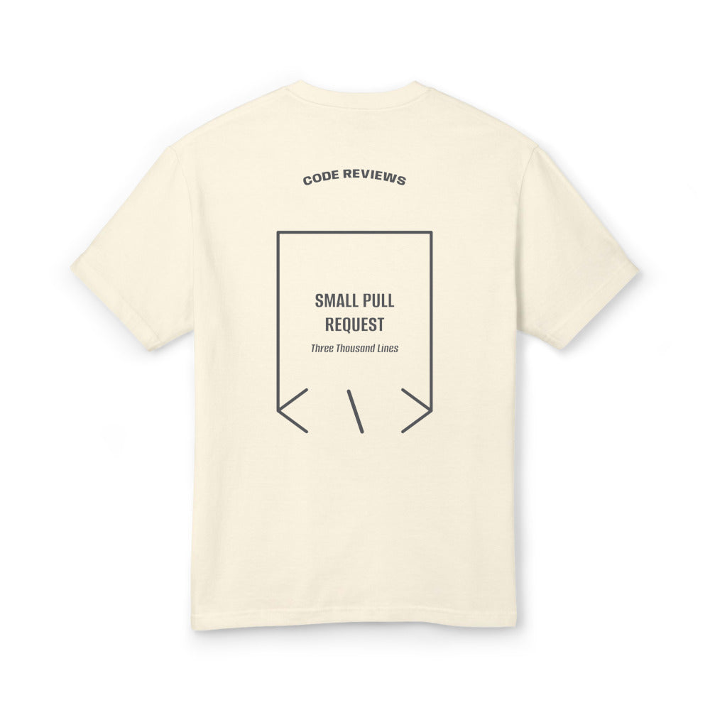 Small Pull Request — Faded Cream Faded Black back mockup