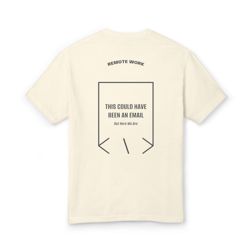 This Could Have Been An Email — Faded Cream Faded Black back mockup
