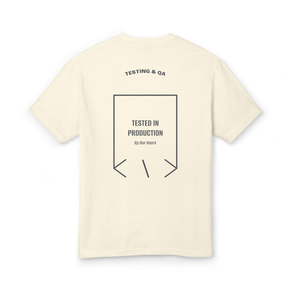 Tested In Production — Faded Cream Faded Black back mockup