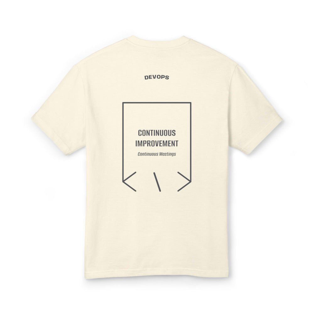 Continuous Improvement — Faded Cream Faded Black back mockup