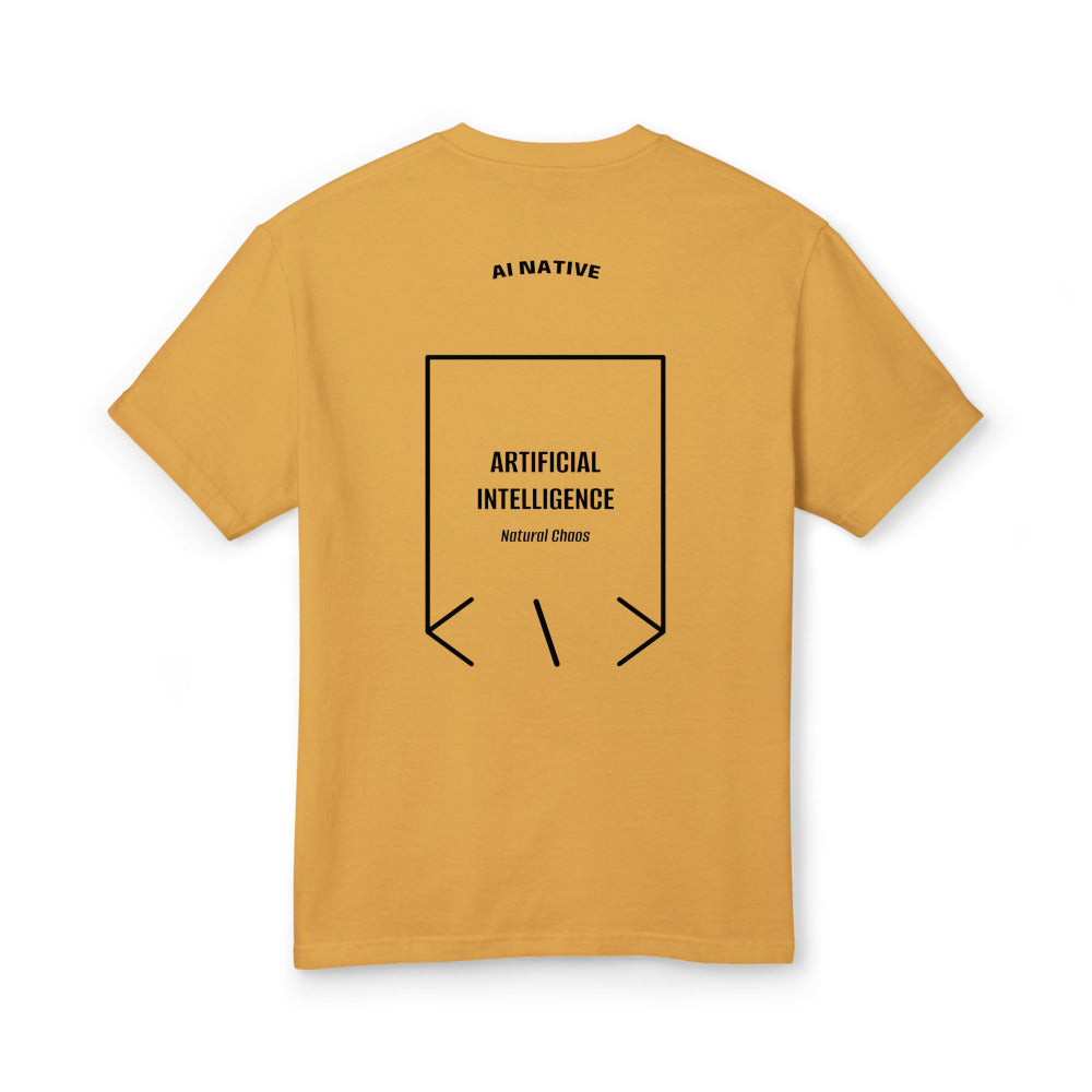 Artificial Intelligence — Faded Mustard Black back mockup