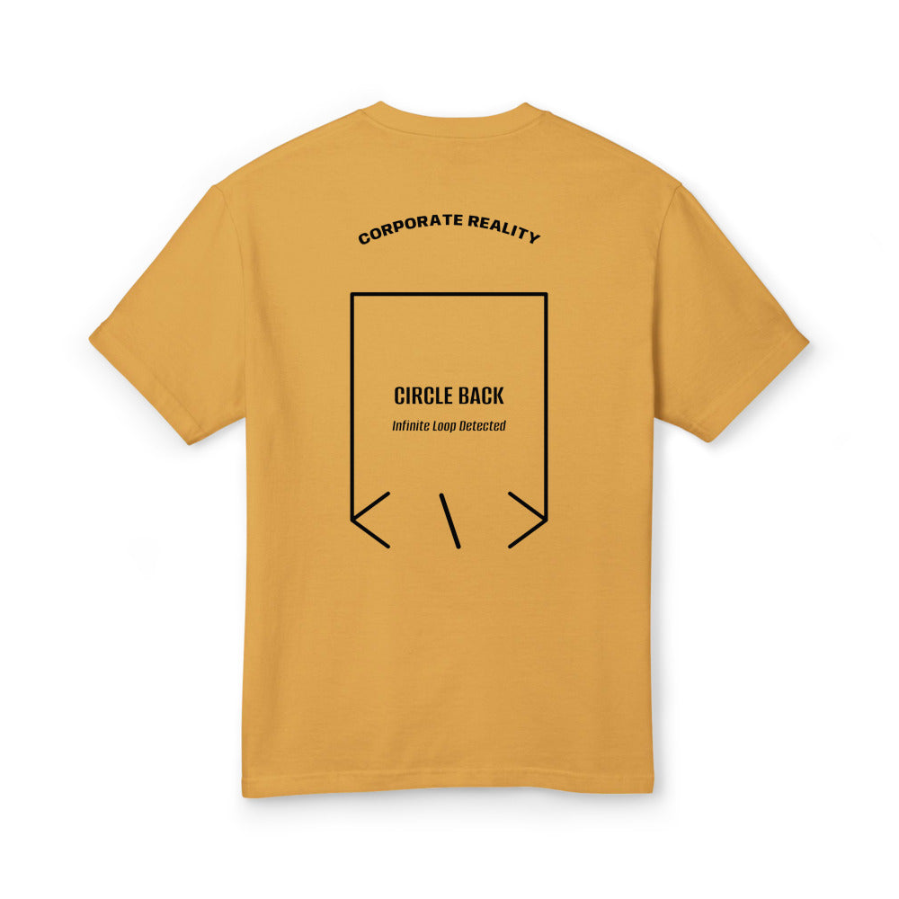 Circle Back — Faded Mustard Black back mockup