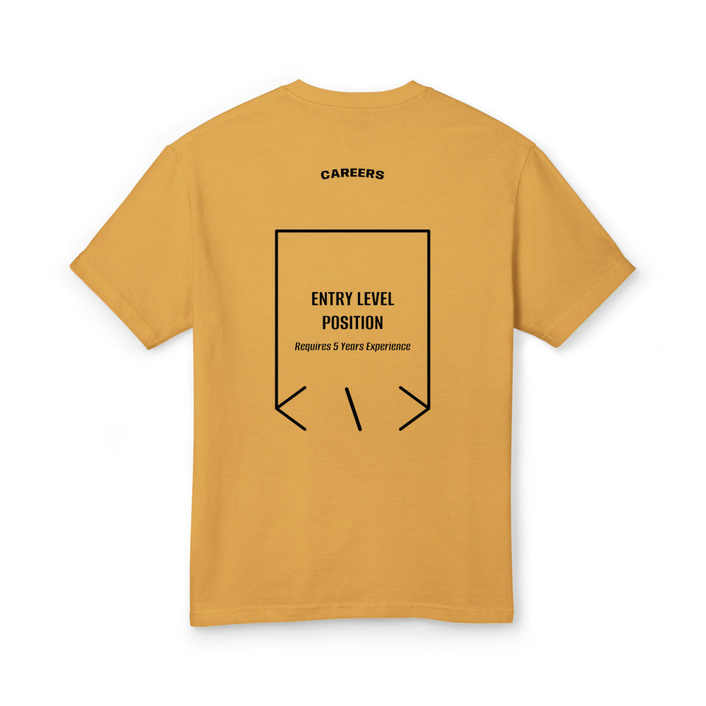 Entry Level Position — Faded Mustard Black back mockup