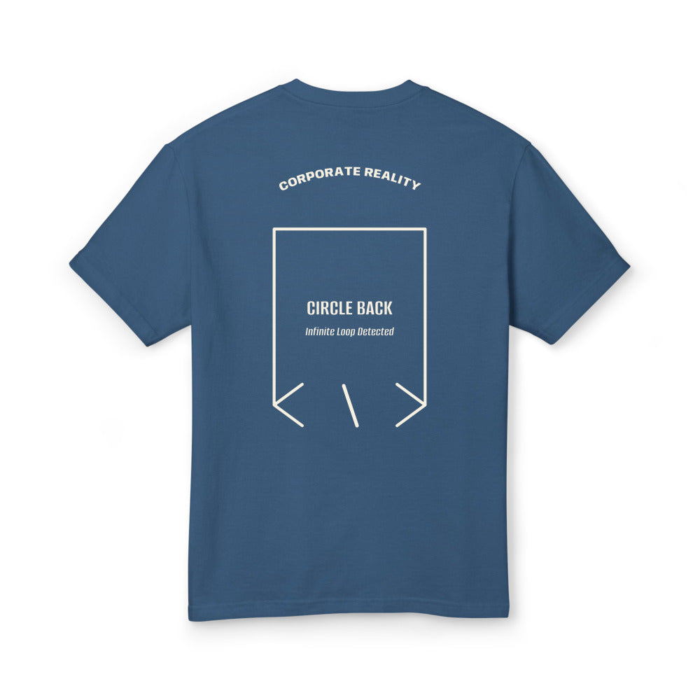 Circle Back — Faded Navy Faded Cream back mockup