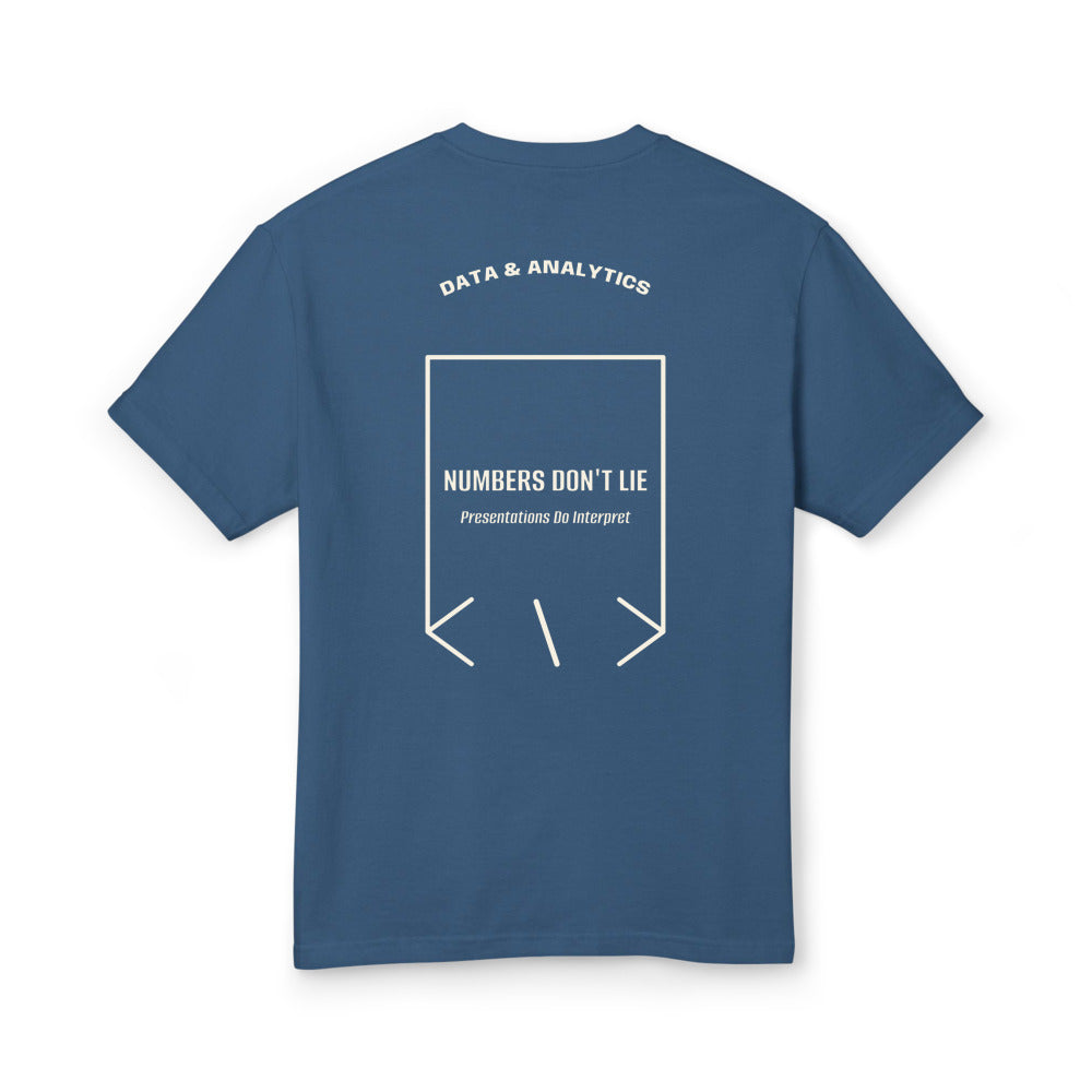 Numbers Don't Lie — Faded Navy Faded Cream back mockup
