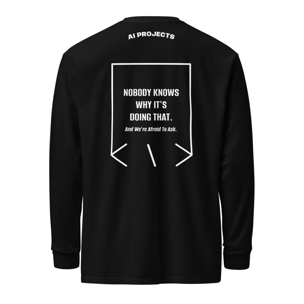 Nobody Knows Why It's Doing That. — secondary back mockup