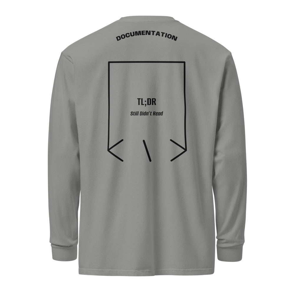 TL;DR — Grey Black back mockup